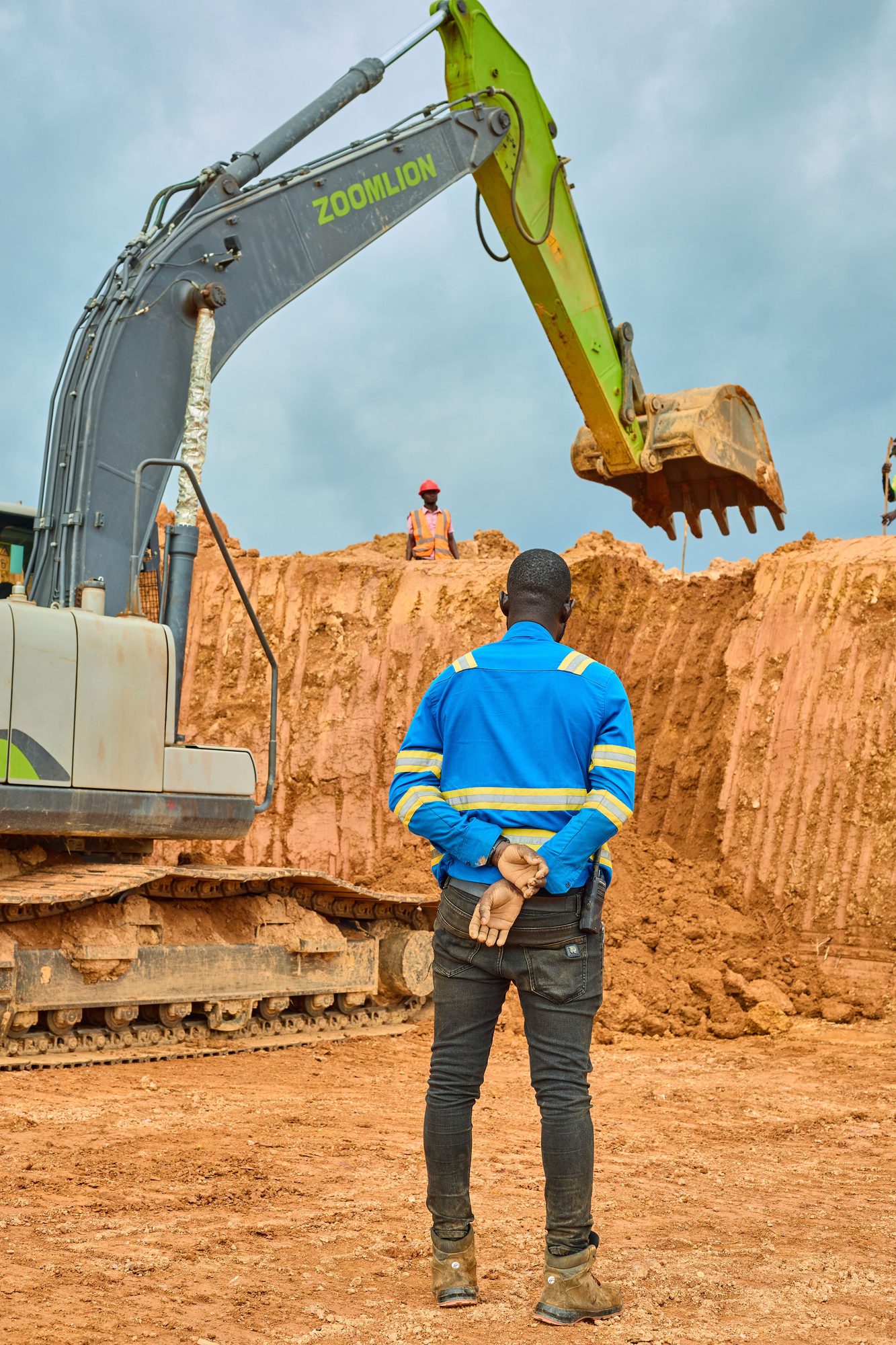 Grade control at the face, Dompim Pepesa Mines