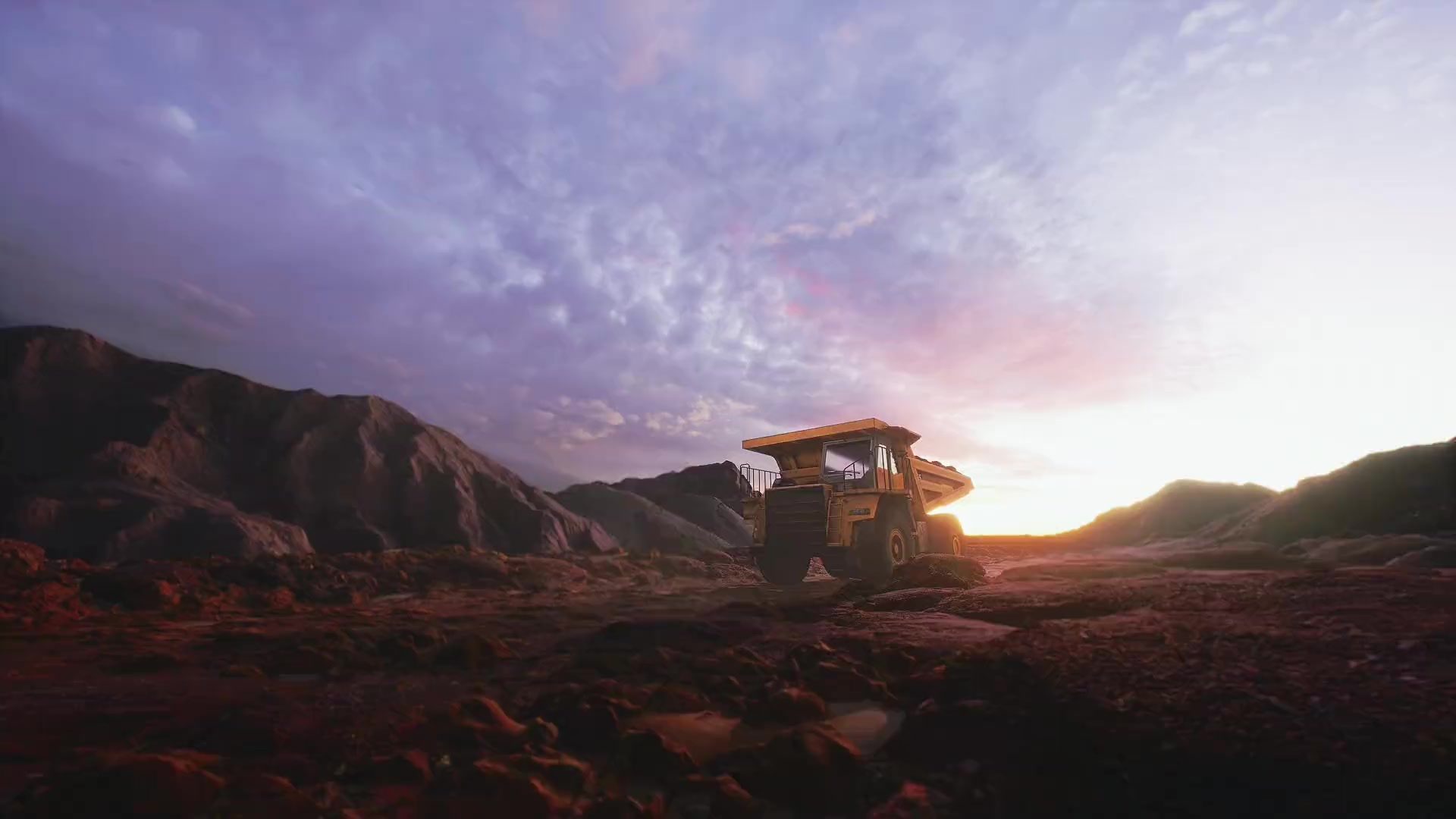 Dompim Pepesa Mines at dusk